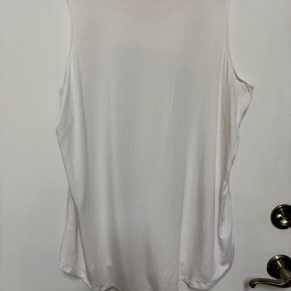 COLDWATER CREEK SLEEVELESS LINED TUNIC. BEAUTIFUL APPLIQUE!. SZ. 1X - Picture 4 of 4